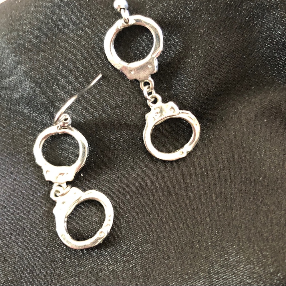 **Super Cute Handcuff Earrings**